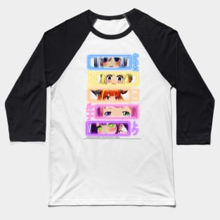 Hololive 4th Gen Neon Baseball T-Shirt